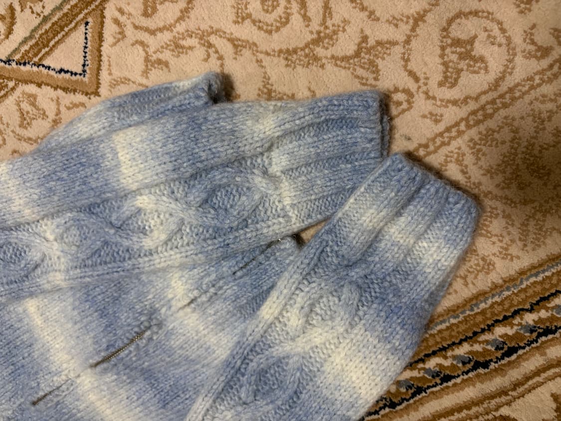 팔로마울 프라티벨로 그라디언트 오눅 니트집업  상품이미지8