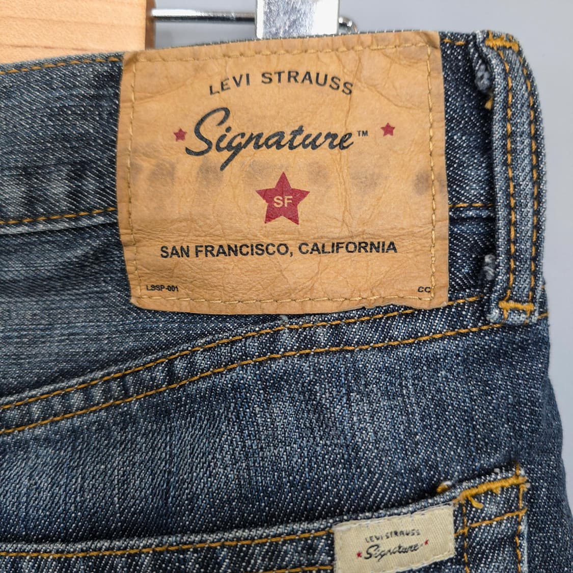 리바이스 시그니처 Levis 스탠다드 스트레이트 데님팬츠 W33 L34 상품이미지7