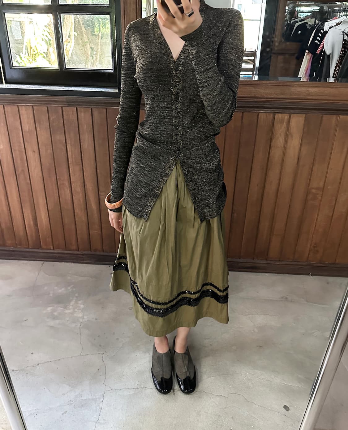 PRADA metal knit cardigan 상품이미지2