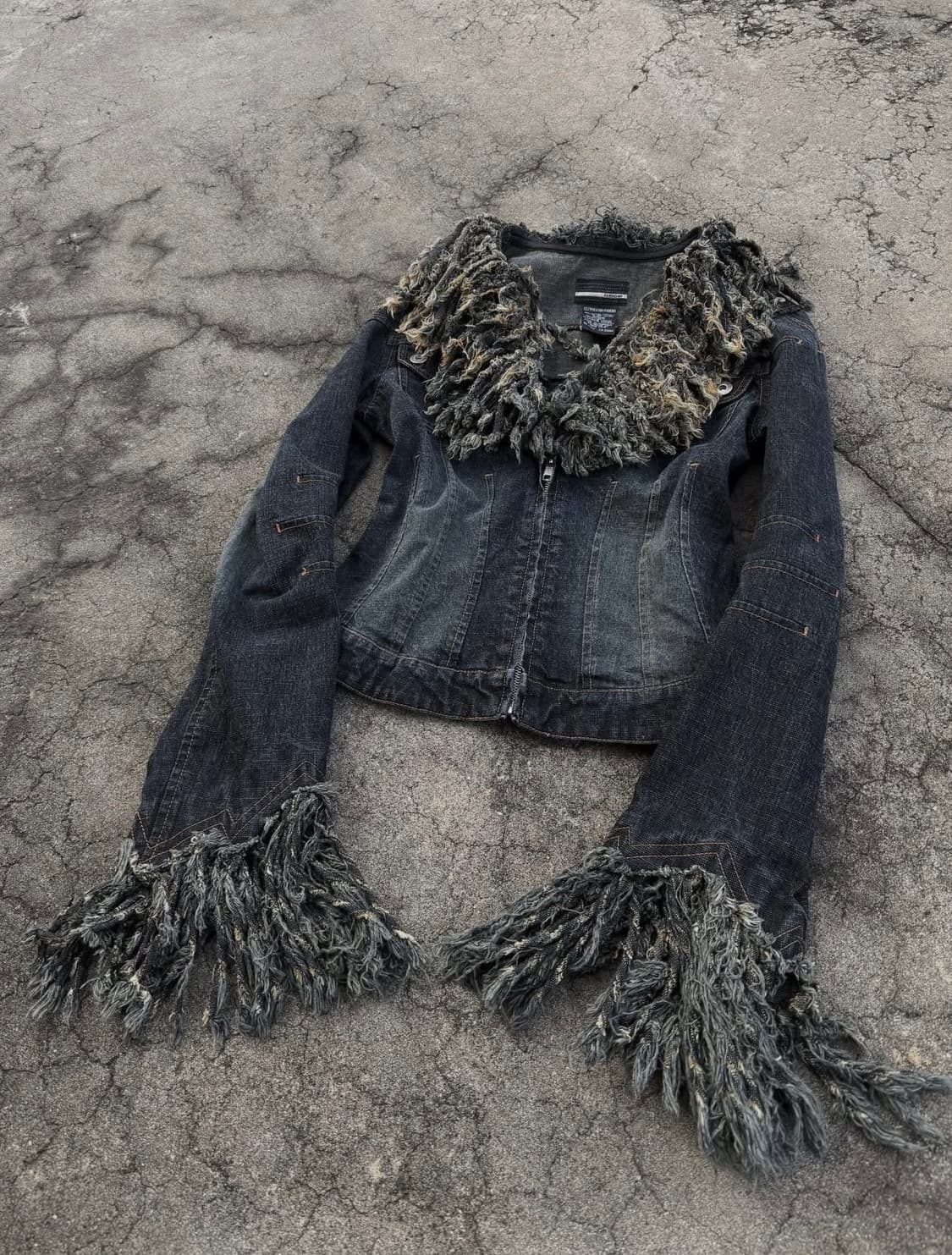 bebe Grunge Detail Crop Denim 상품이미지1