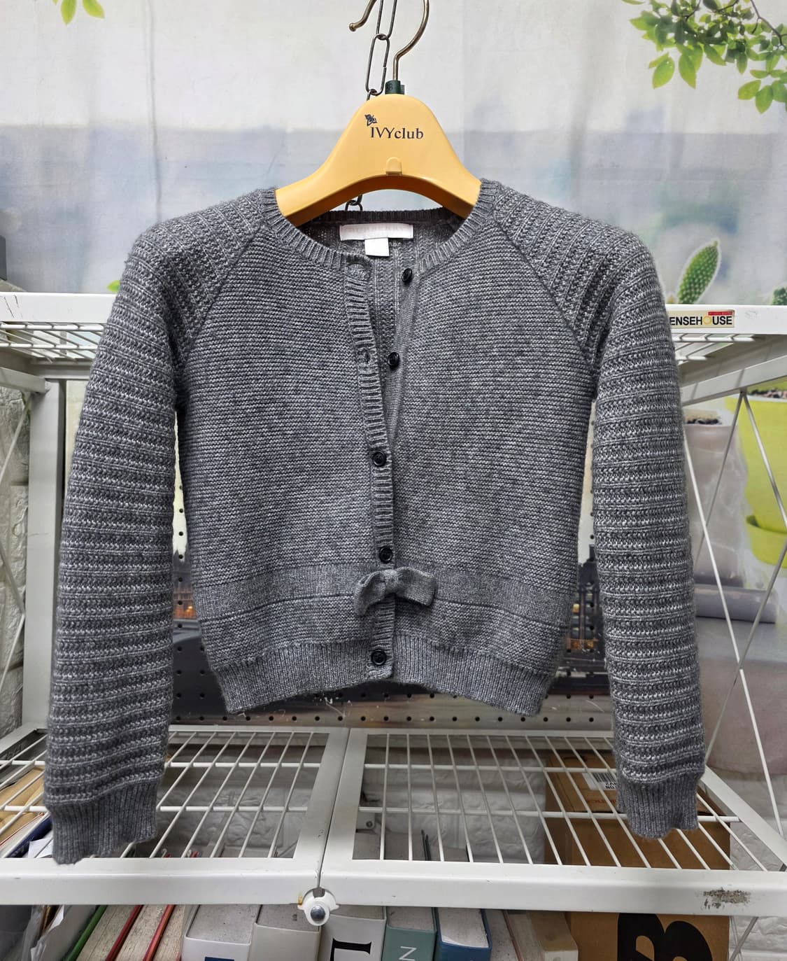 버버리 칠드런 키즈니트 3Y 리본 가디건 스웨터 WM02 상품이미지1