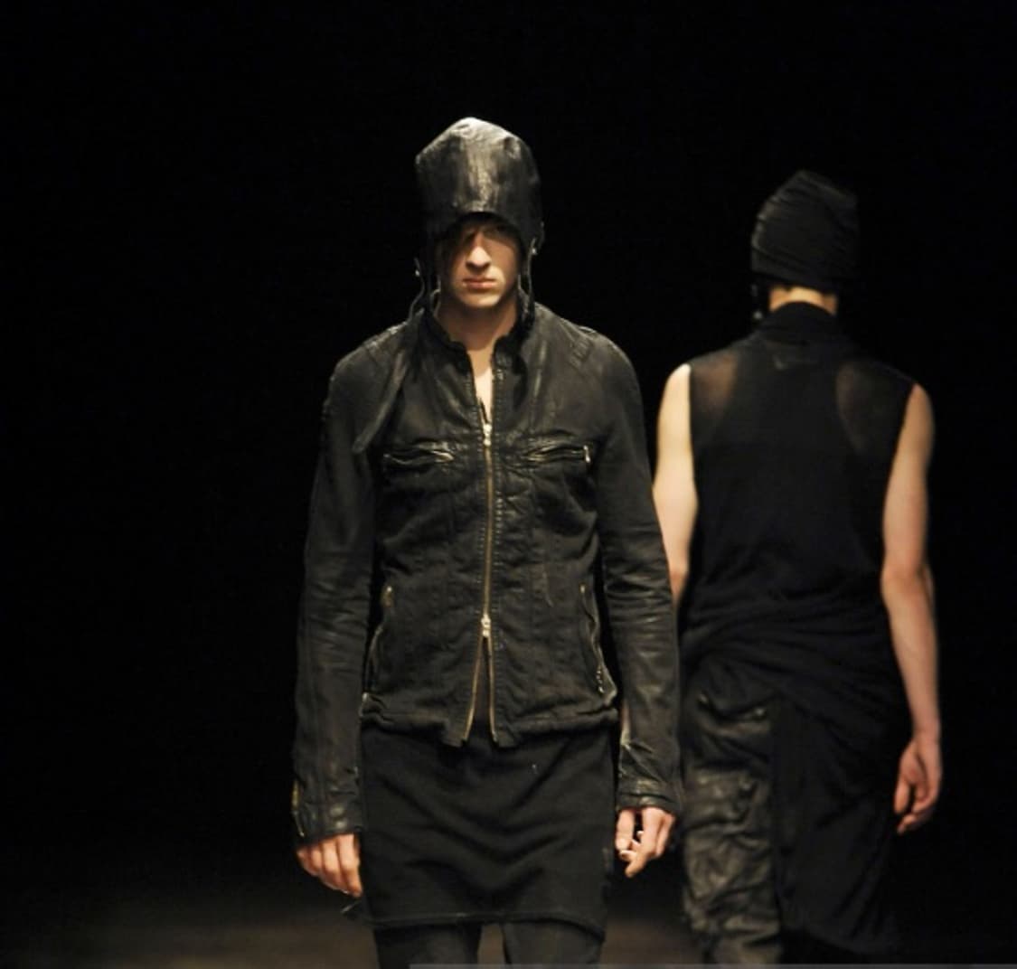 09SS Julius Damage Denim Biker Jacket 상품이미지5