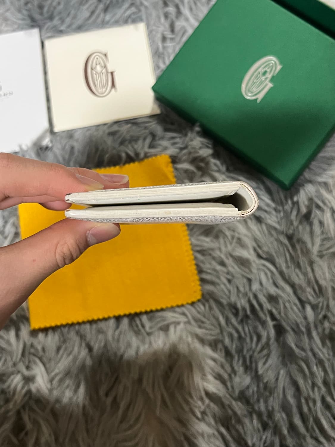 고야드 생피에르 카드지갑 화이트 상품이미지4