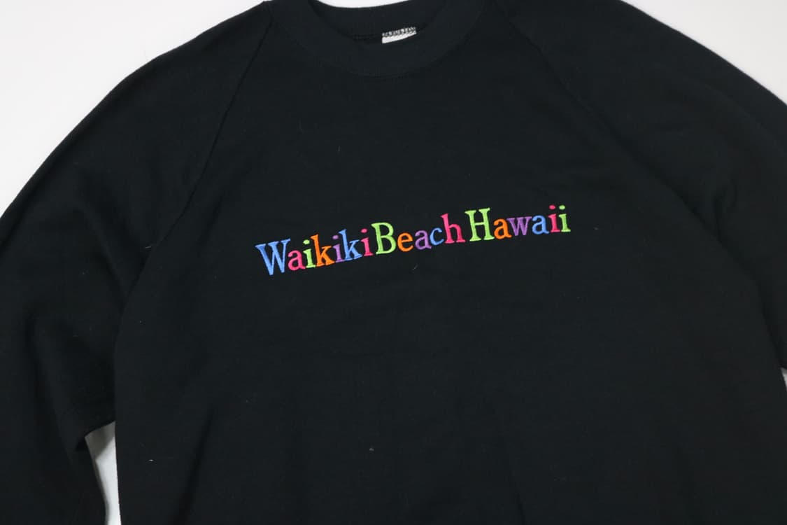 저지스 90s 와이키키 비치 하와이 자수 스웻셔츠 (XL) 상품이미지3