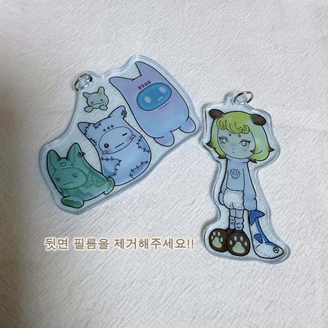 해달 소녀의 새로운 친구들 : 해저 탐험 로봇 아크릴 키링 상품이미지4