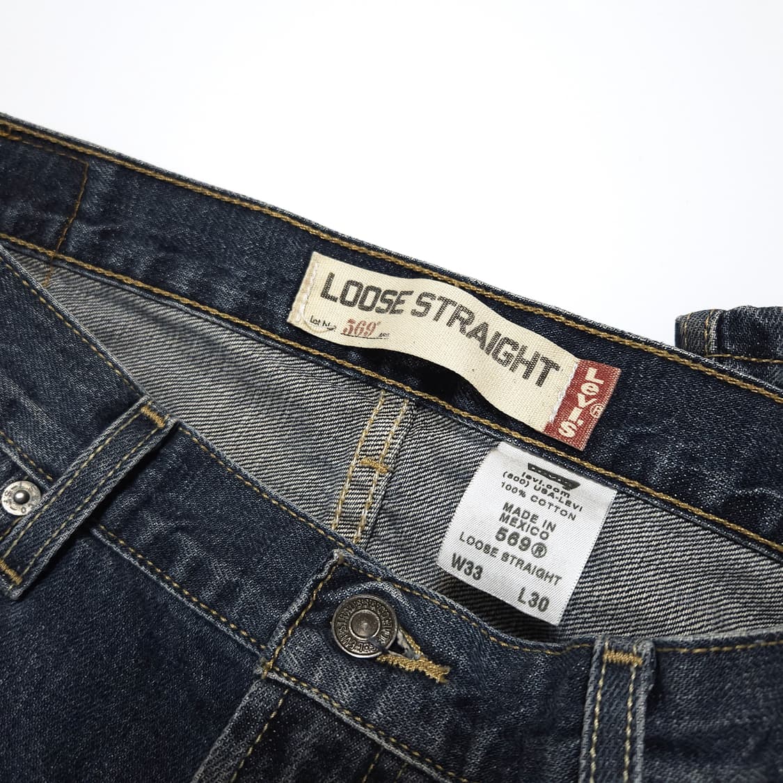 리바이스 00s 569 루즈 스트레이트 데님 팬츠 상품이미지7