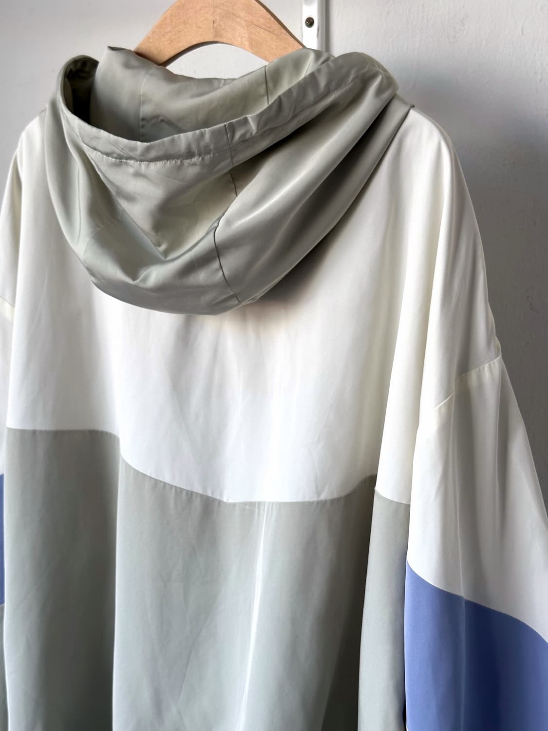 Washed poly panel design wind parka 상품이미지9