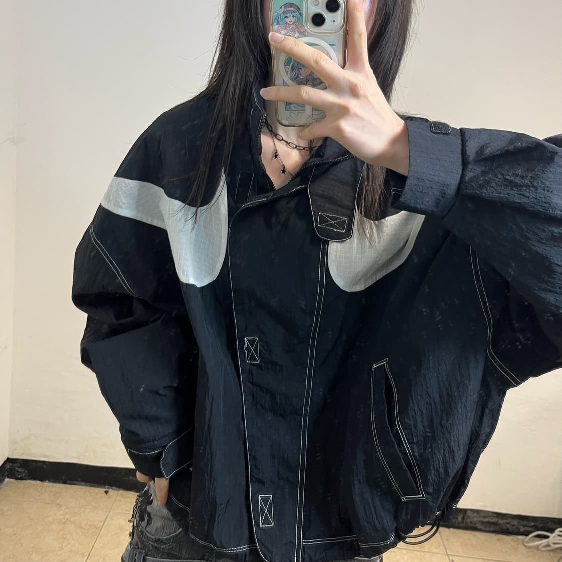 Nike doubleswoosh repelwoven windbreaker 상품이미지3
