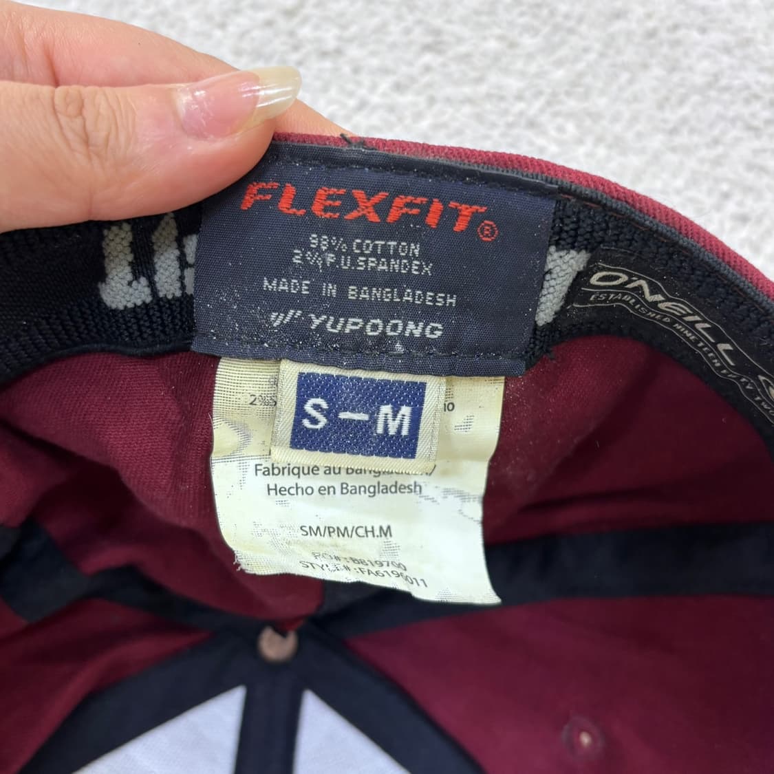 S-M 립컬 Tepan Flexfit 볼캡 0528Y 상품이미지7