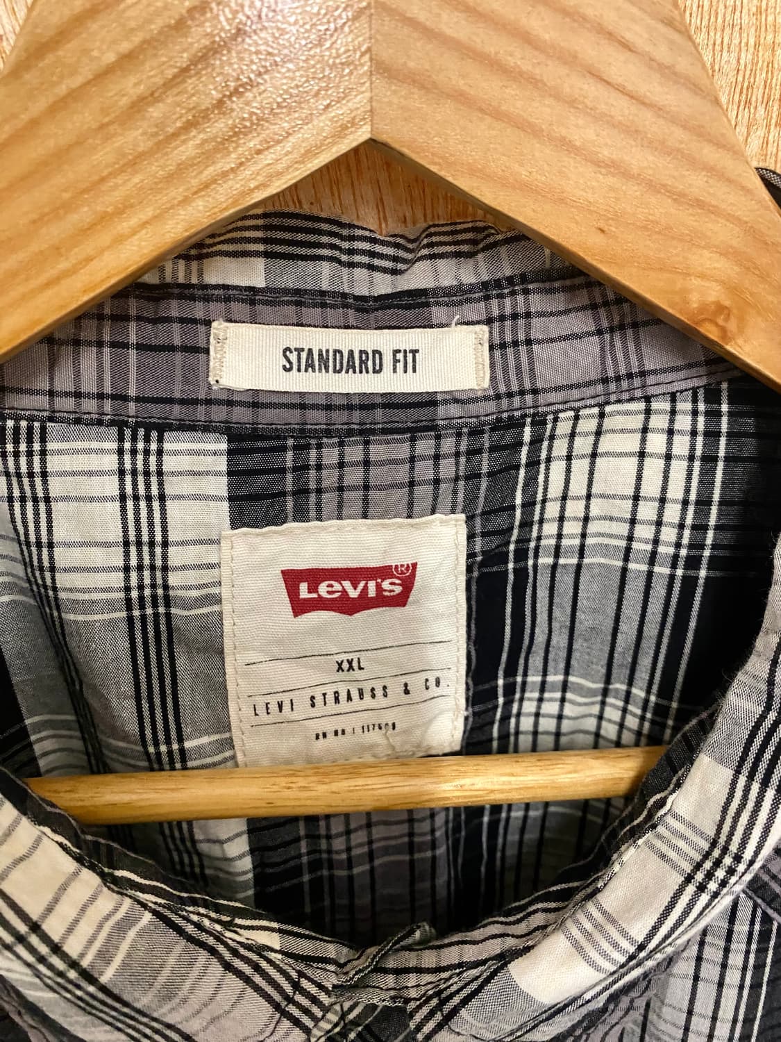 LEVI'S ombre check western shirts 옴브레 셔츠 상품이미지8
