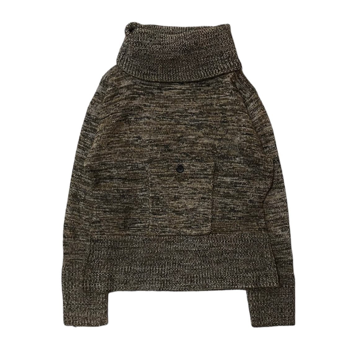 목폴라 포켓 디테일 니트 상품이미지1