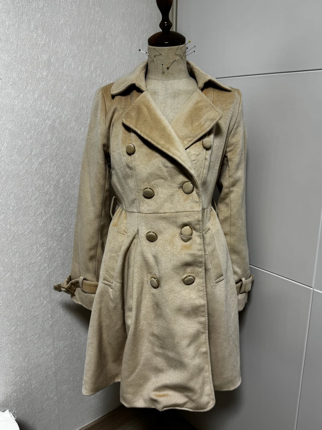 히메갸루 라떼갸루깔 코트원피스 상품이미지2