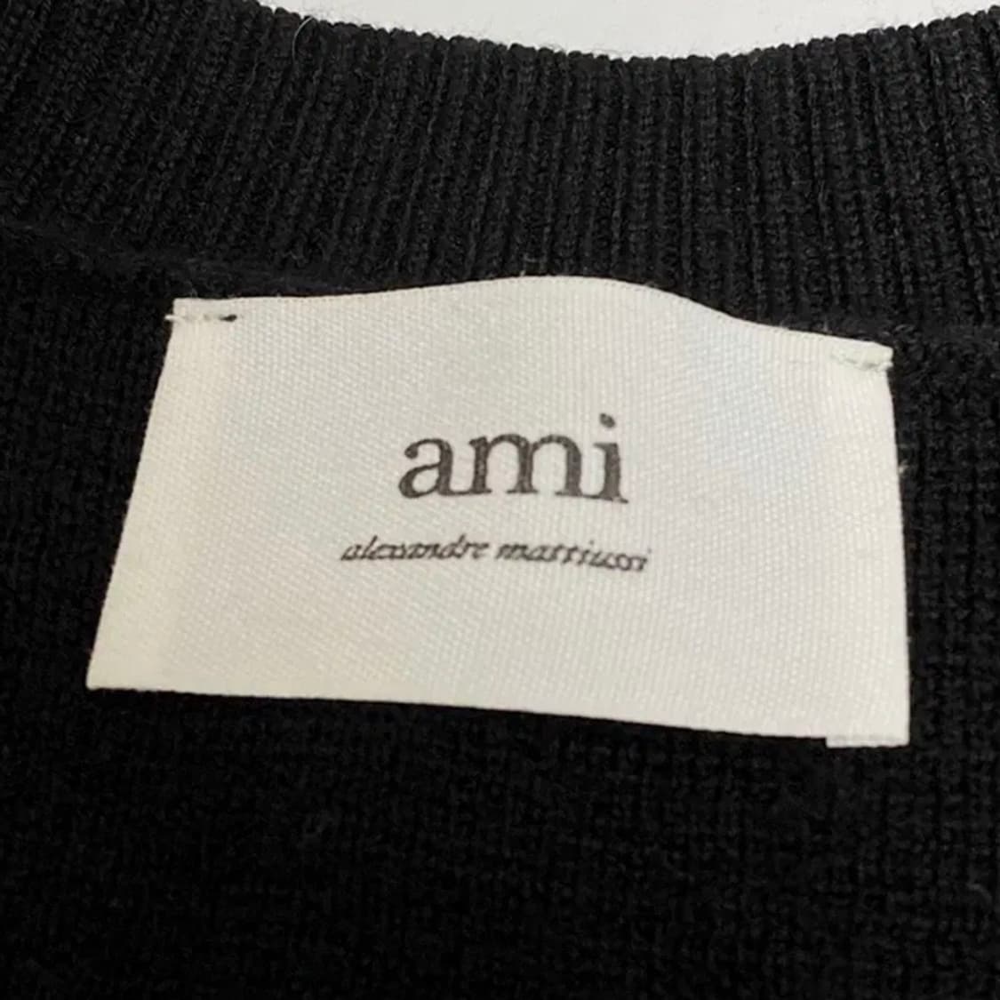 [정품] AMI 아미 레드 스몰하트 자수 메리노 울니트스웨터(XXL) 상품이미지7