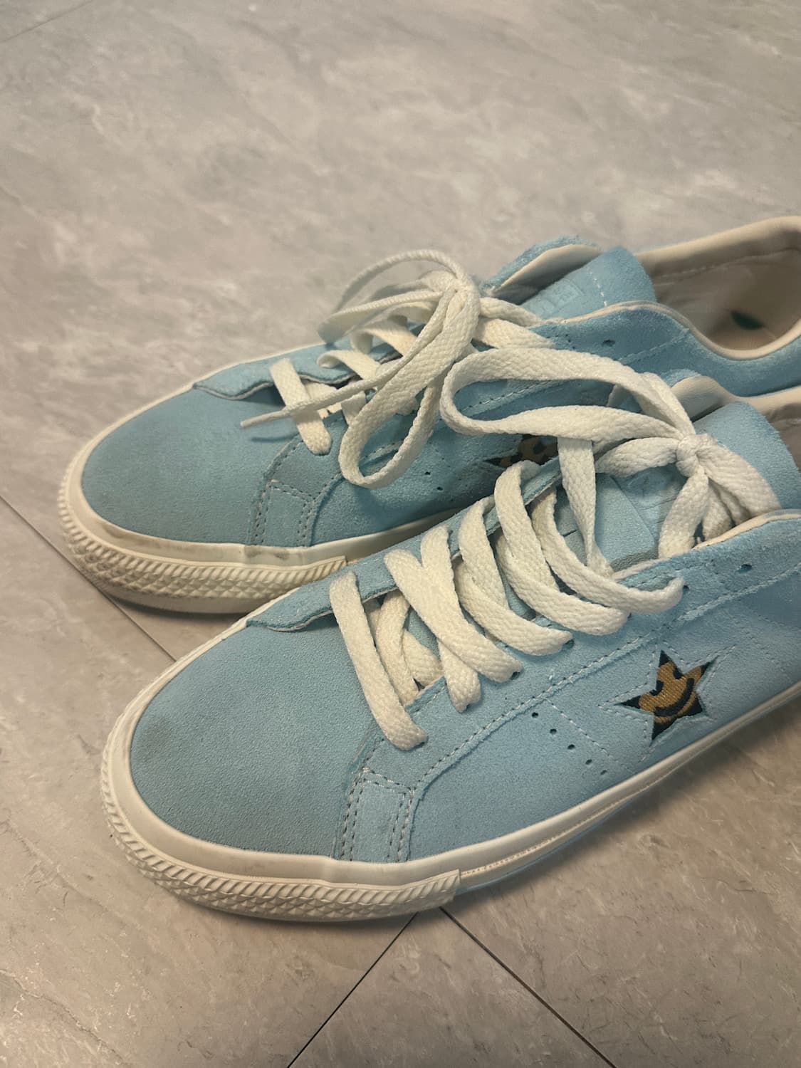 컨버스 x 골프왕 23fw 원스타 프로 바이 유 로우 블루 글로우  상품이미지3