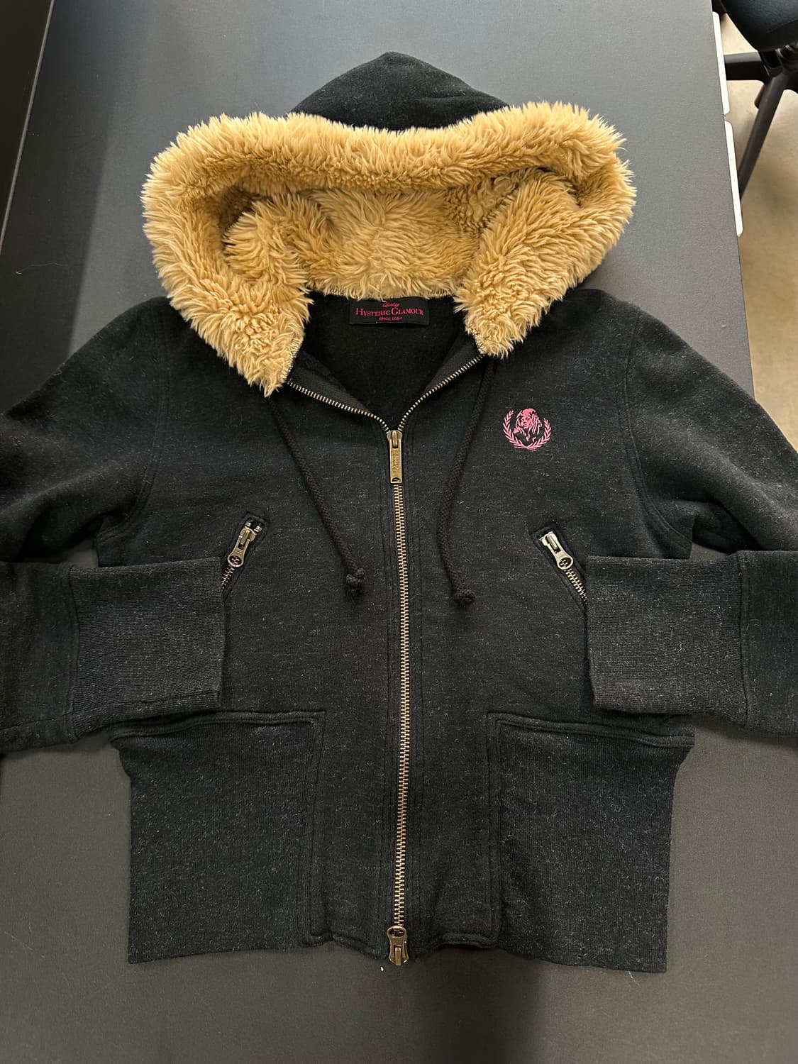 히스테릭글래머 히스걸 투웨이 퍼 후드집업 상품이미지8