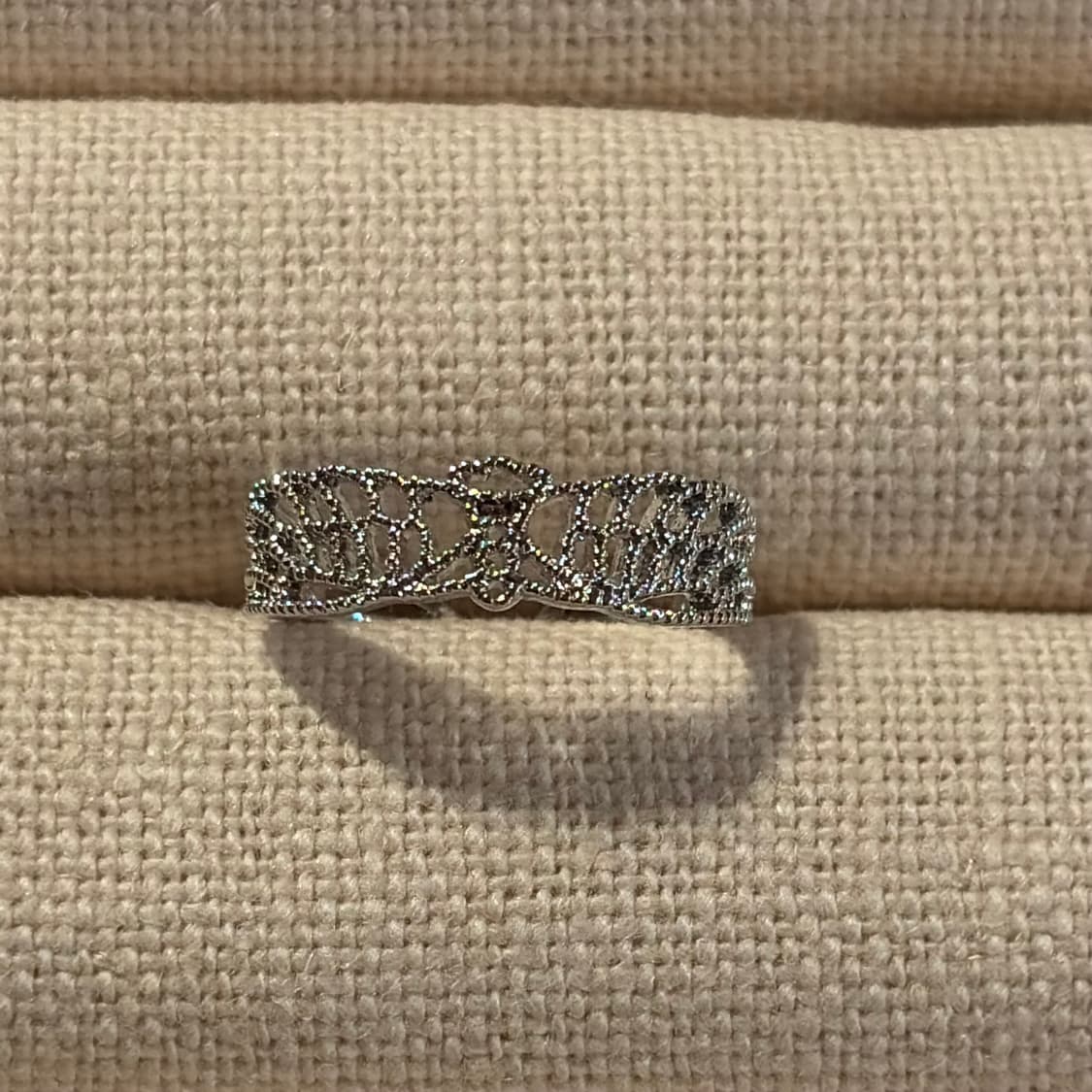 새상품 여성 신주 날개 레이스 오픈링 반지  상품이미지6