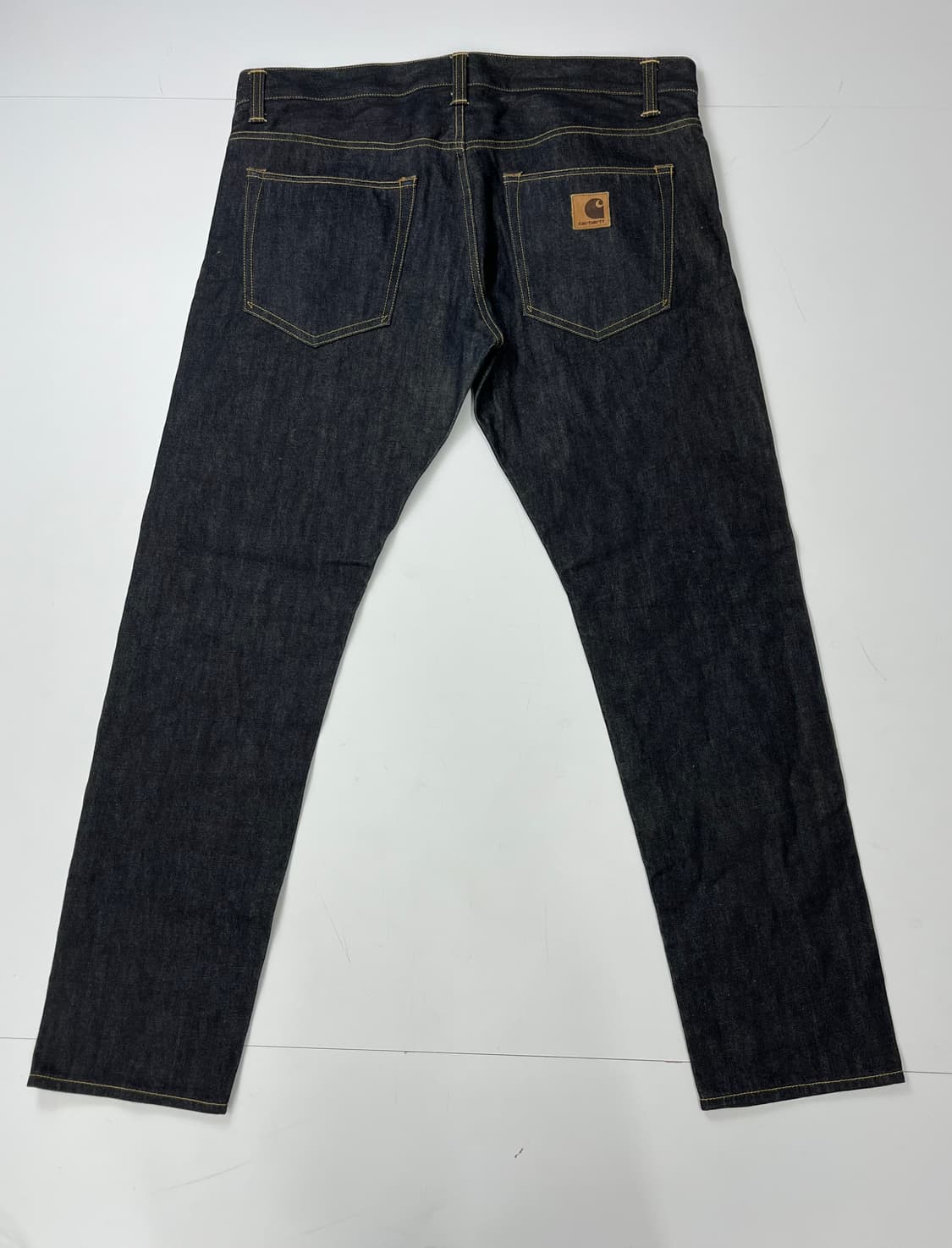 칼하트 옐로스티치 흑청 데님팬츠 36-32 상품이미지5