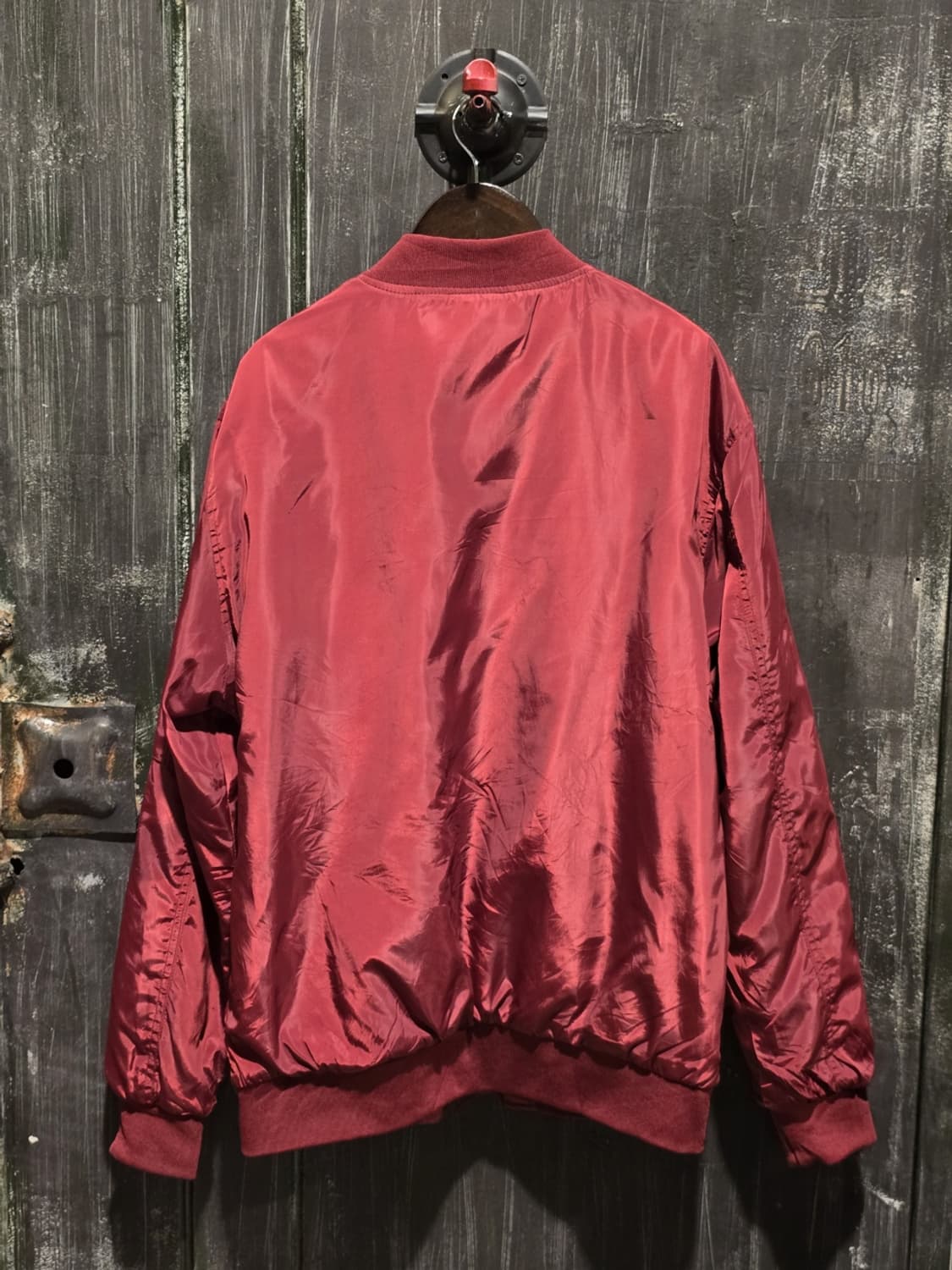 MODCHOK Burgundy Bomber Jacket 상품이미지7