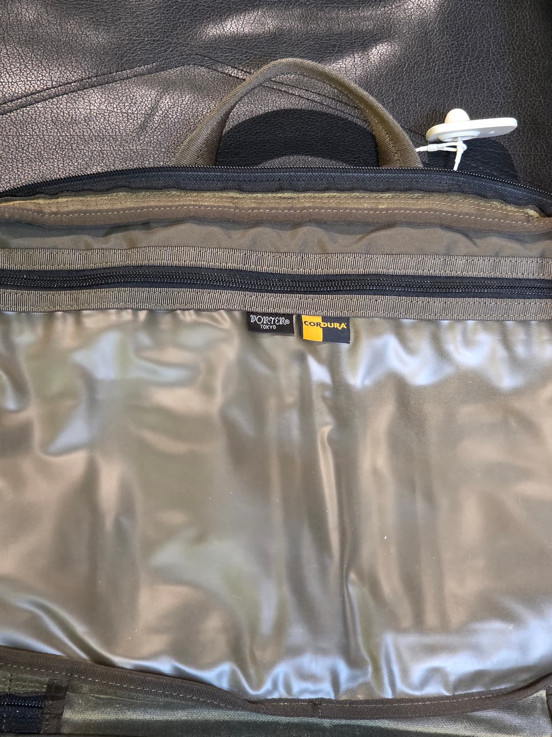 PORTER 포터 카키브라운 크로스백💯 상품이미지8