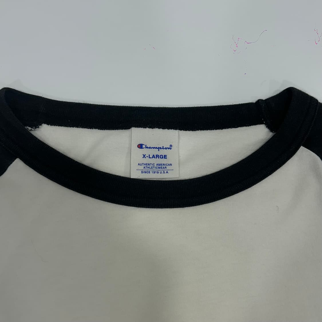 Champion 챔피온 재팬라인 블랙 화이트 배색 나그랑 상품이미지6