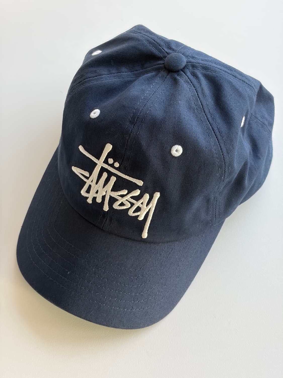 stussy 스투시 로우 프로파일 빅 베이직 스냅백 (네이비) 상품이미지7