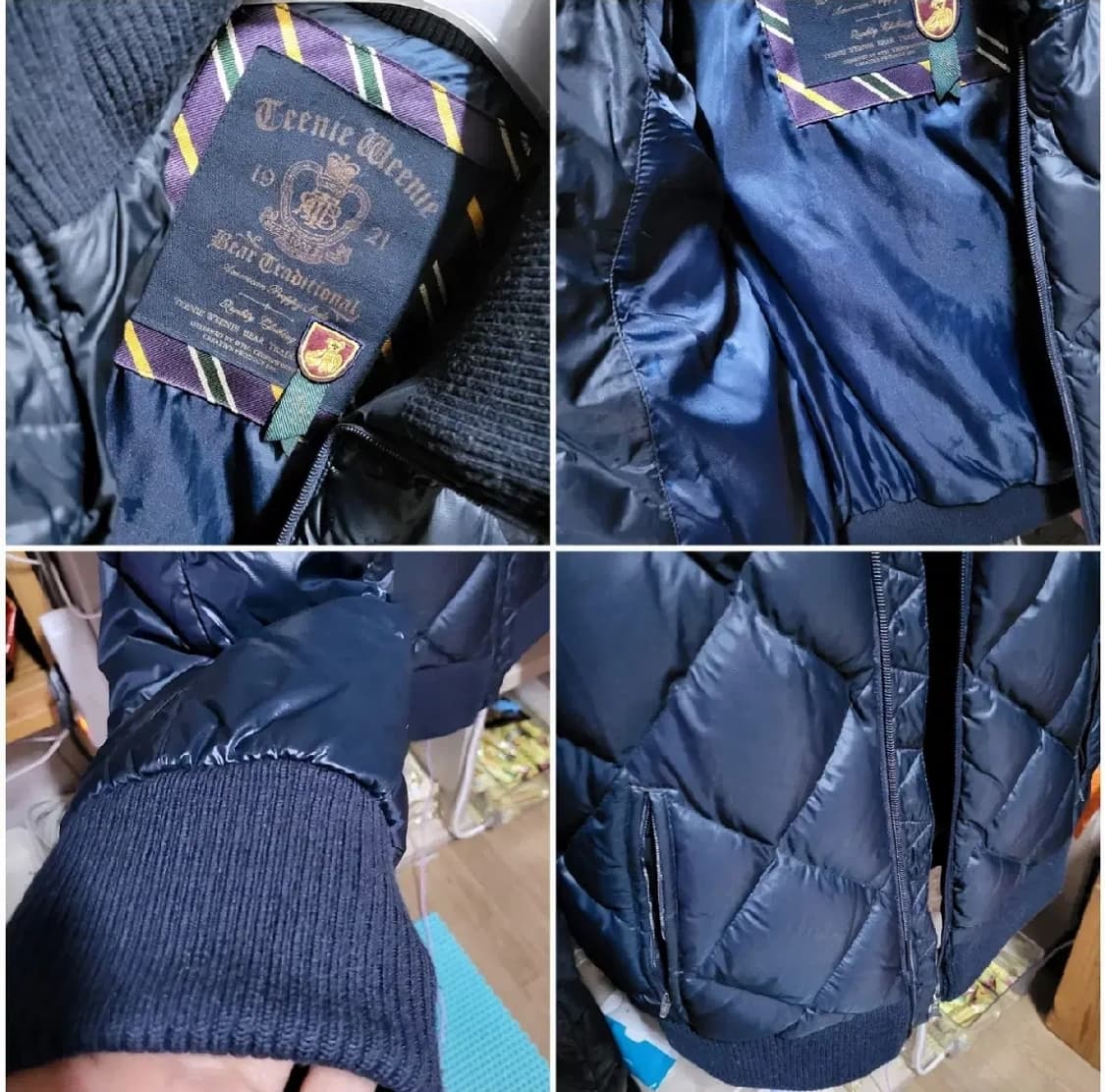 실물깡패 한정판 티니위니 레어템 오리털 퀄팅 패딩 점퍼 공용 가단50쯤 상품이미지5