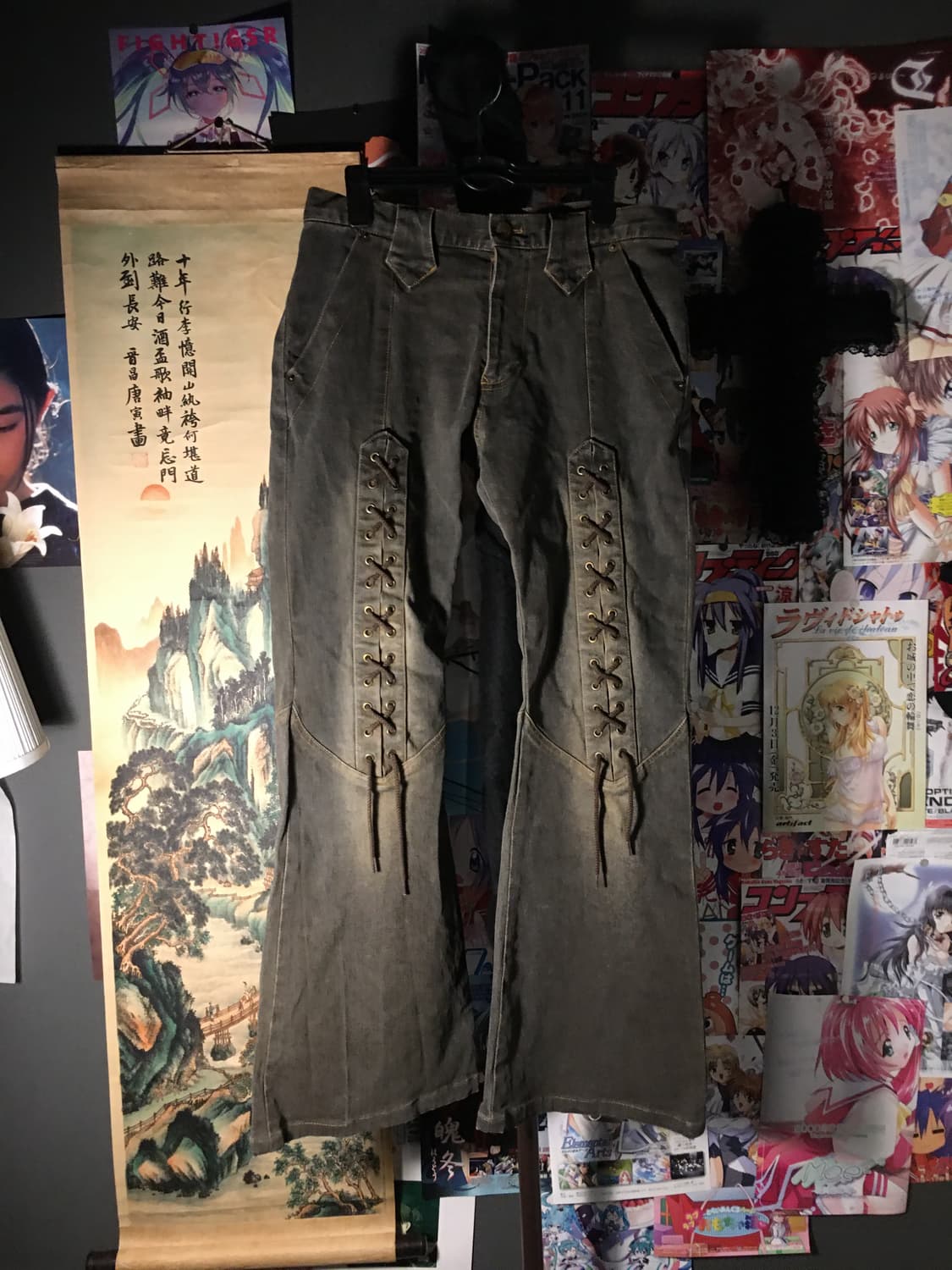 Tornado Mart laced up flare denim pants 상품이미지7