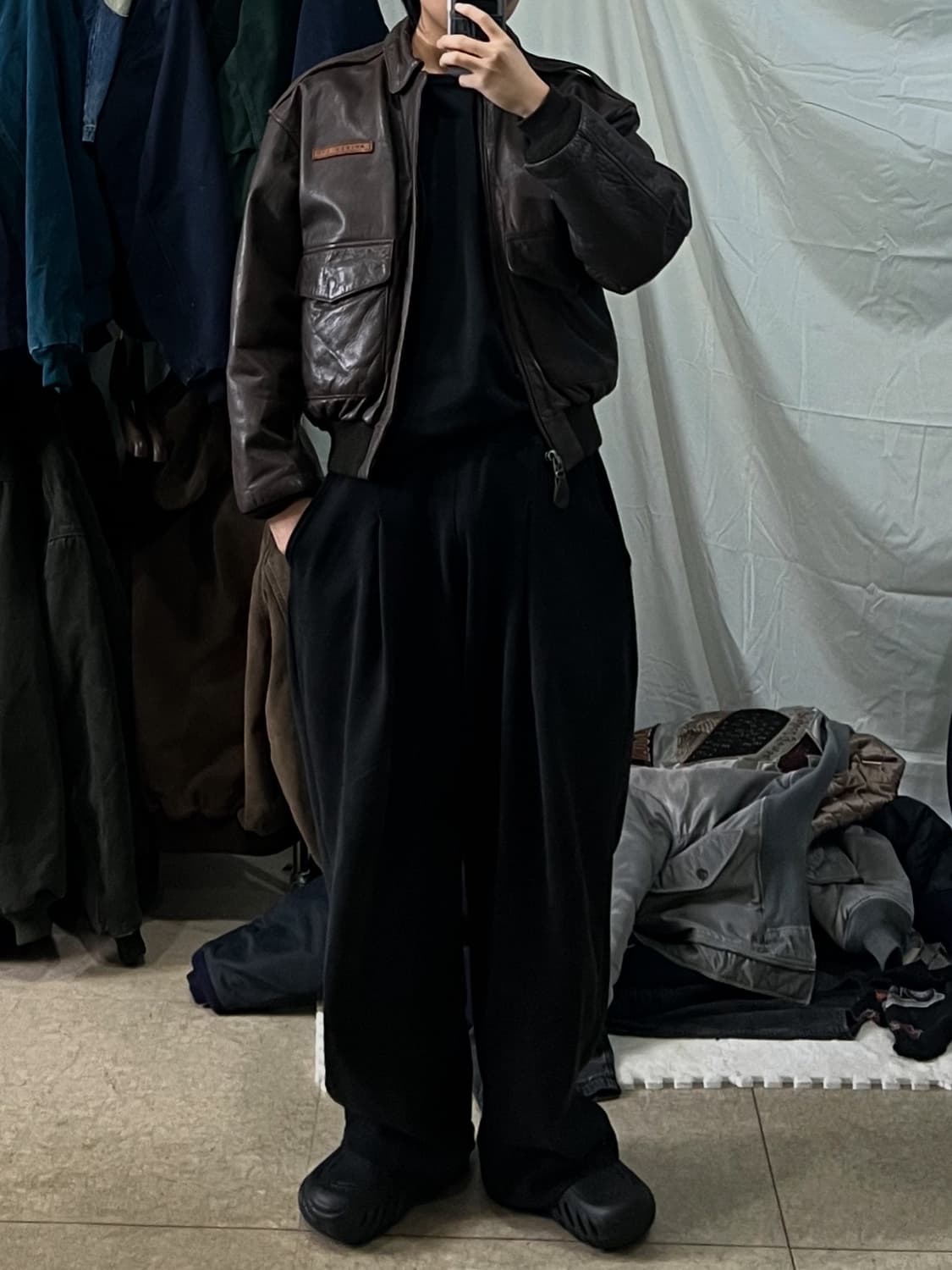 아비렉스 A-2 가죽자켓 상품이미지4