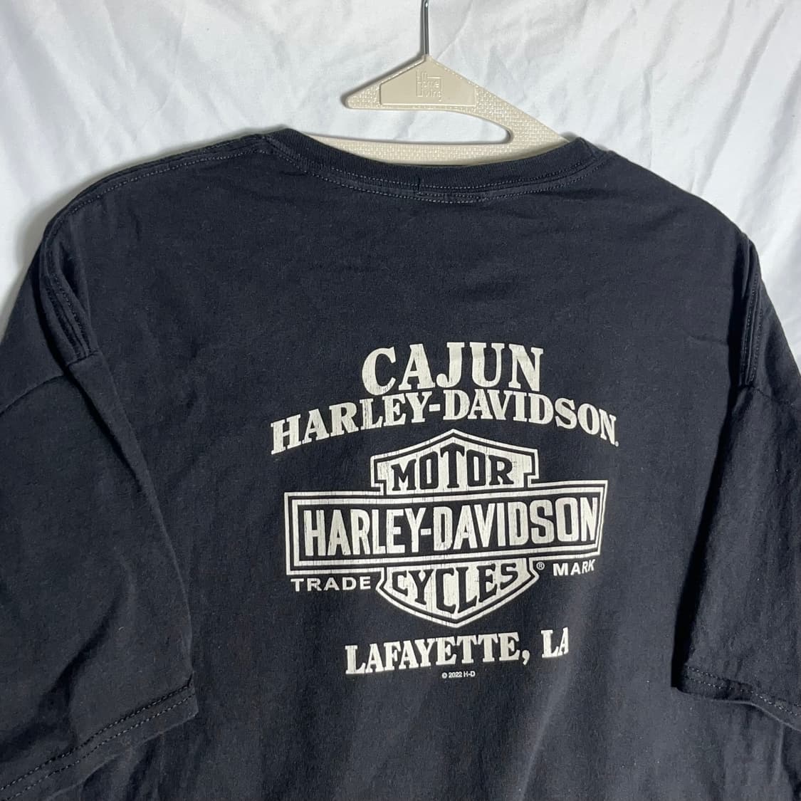 [HARLEY-DAVIDSON] 할리데이비슨 스컬 로고 프린팅 반팔티셔츠 상품이미지4