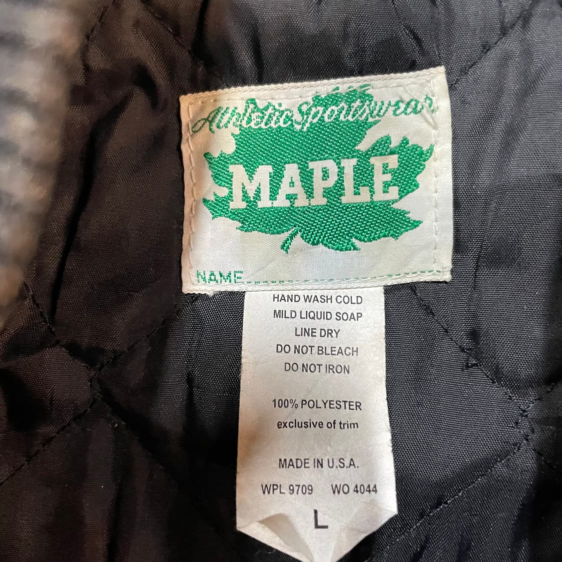 Maple Varsity jacket Made Usa 상품이미지10