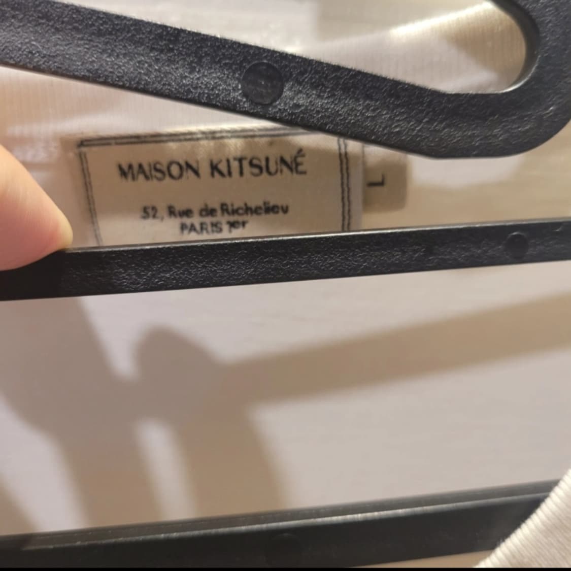 메종키츠네 폭스헤드 반팔티 L 상품이미지3