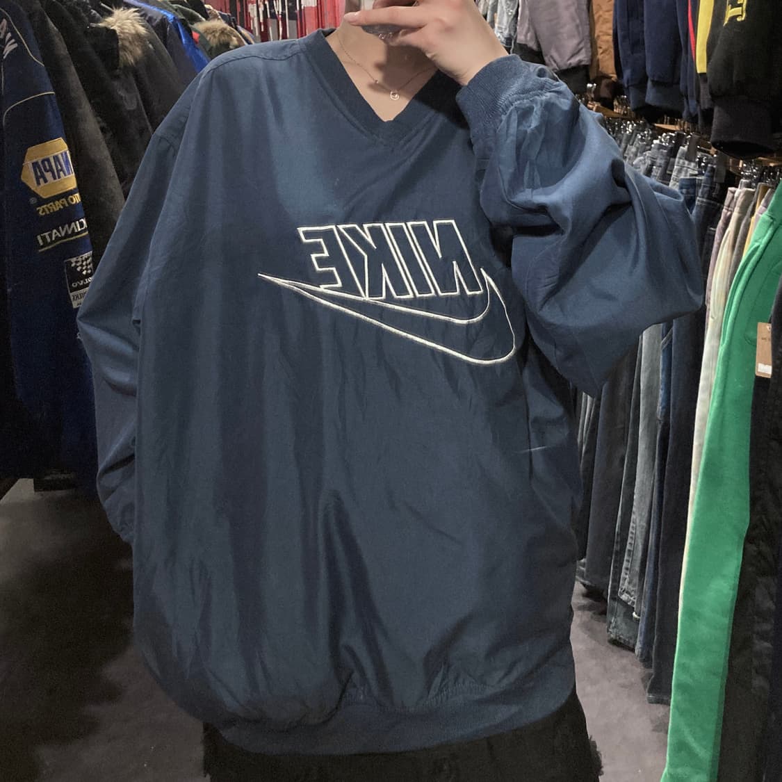  [IM] Nike 나이키 빅로고 웜업 블루 상품이미지4