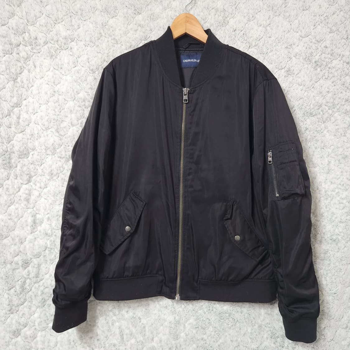 H494 [XL] 캘빈클라인 진스 빅로고 항공 점퍼
 상품이미지1