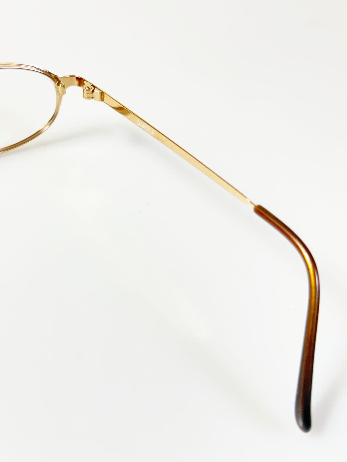 DAKOTA 골드 슬림 오벌 메탈 프레임 빈티지 안경 상품이미지6