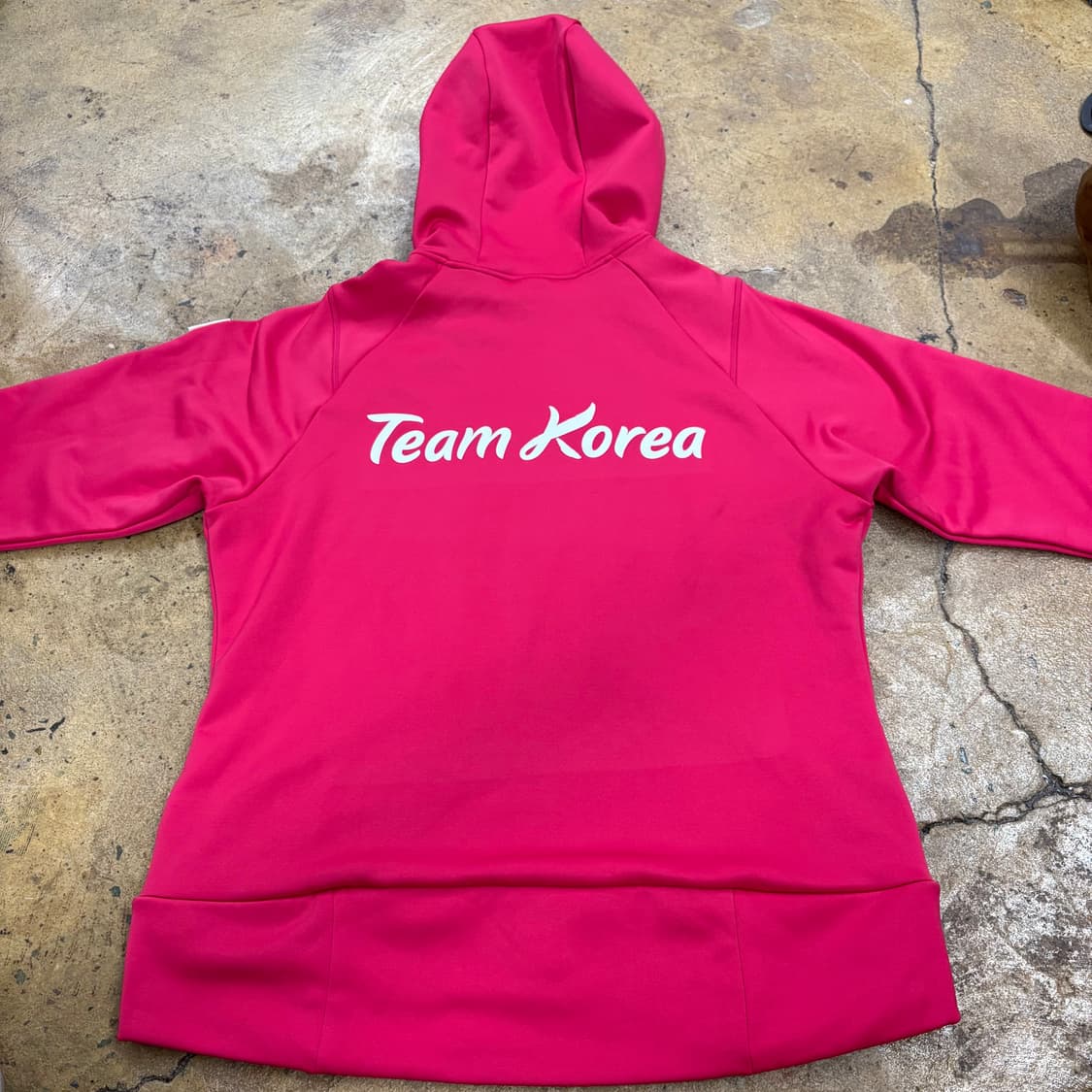 [정품/110,4XL] 노스페이스 팀코리아 기모 후드집업 b16 상품이미지4