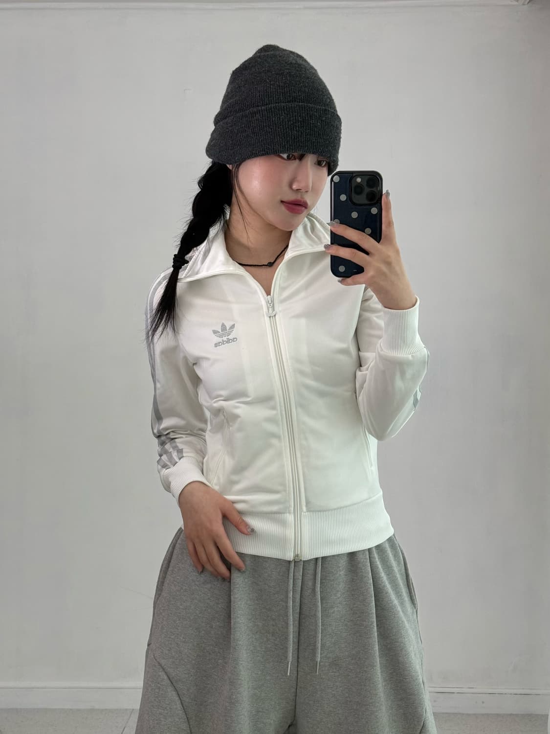 아디다스 화이트 실버 져지 상품이미지5