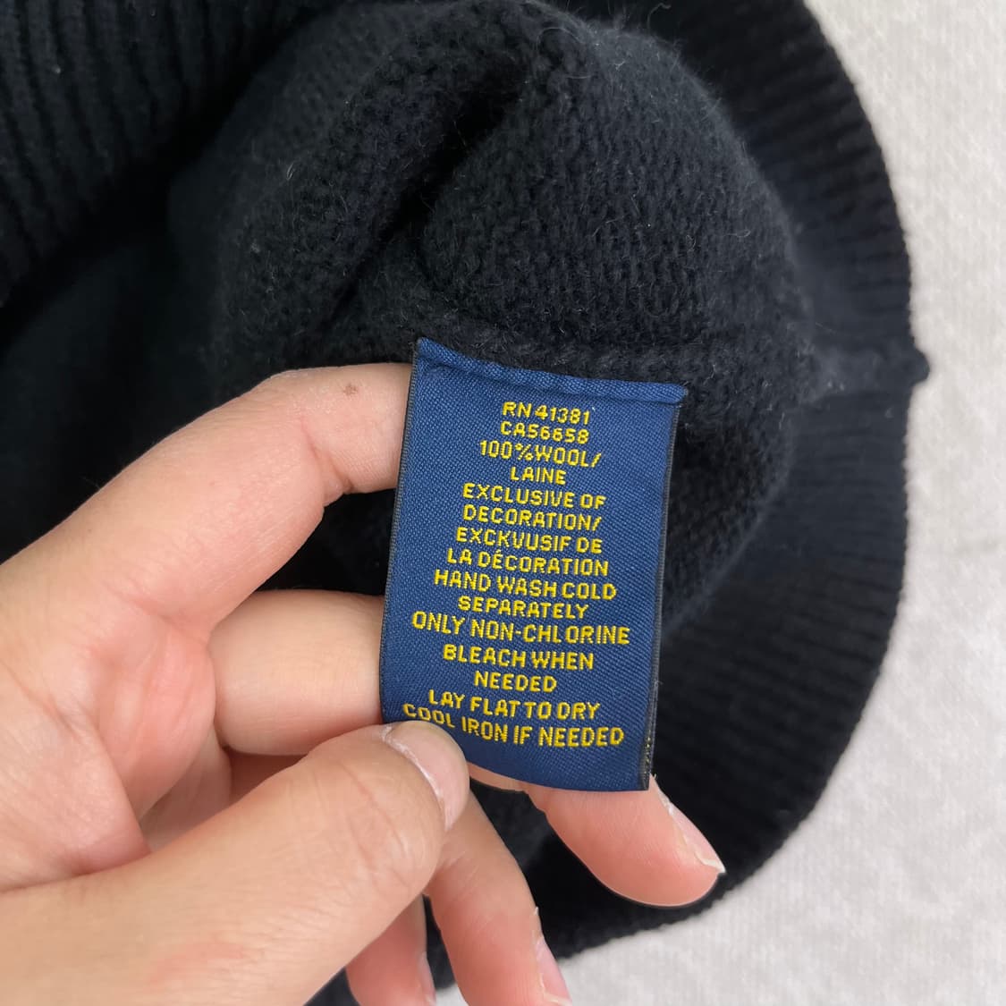 100 폴로 랄프로렌 신형 울 니트 반집업 상품이미지5