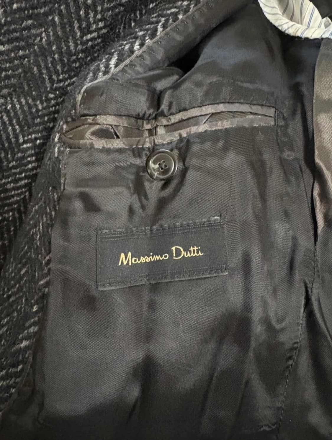 마시모두띠남성헤링본코트 상품이미지7