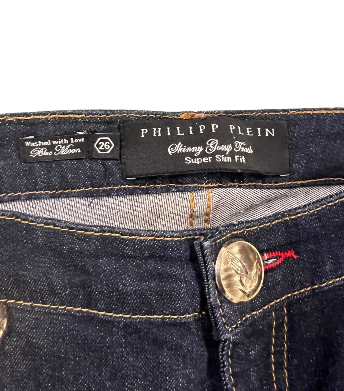 P045 필립플레인 스키니 데님팬츠 SIZE26 상품이미지3