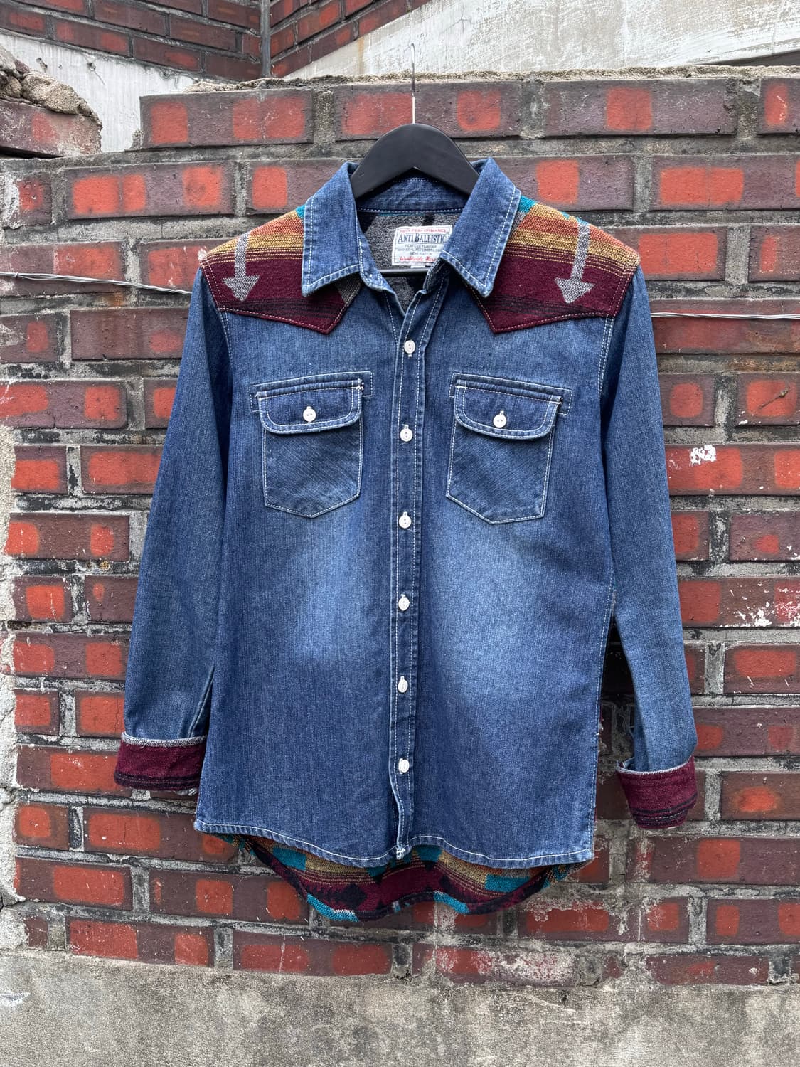 Anti Ballistic 에스닉 웨스턴 데님셔츠 상품이미지3