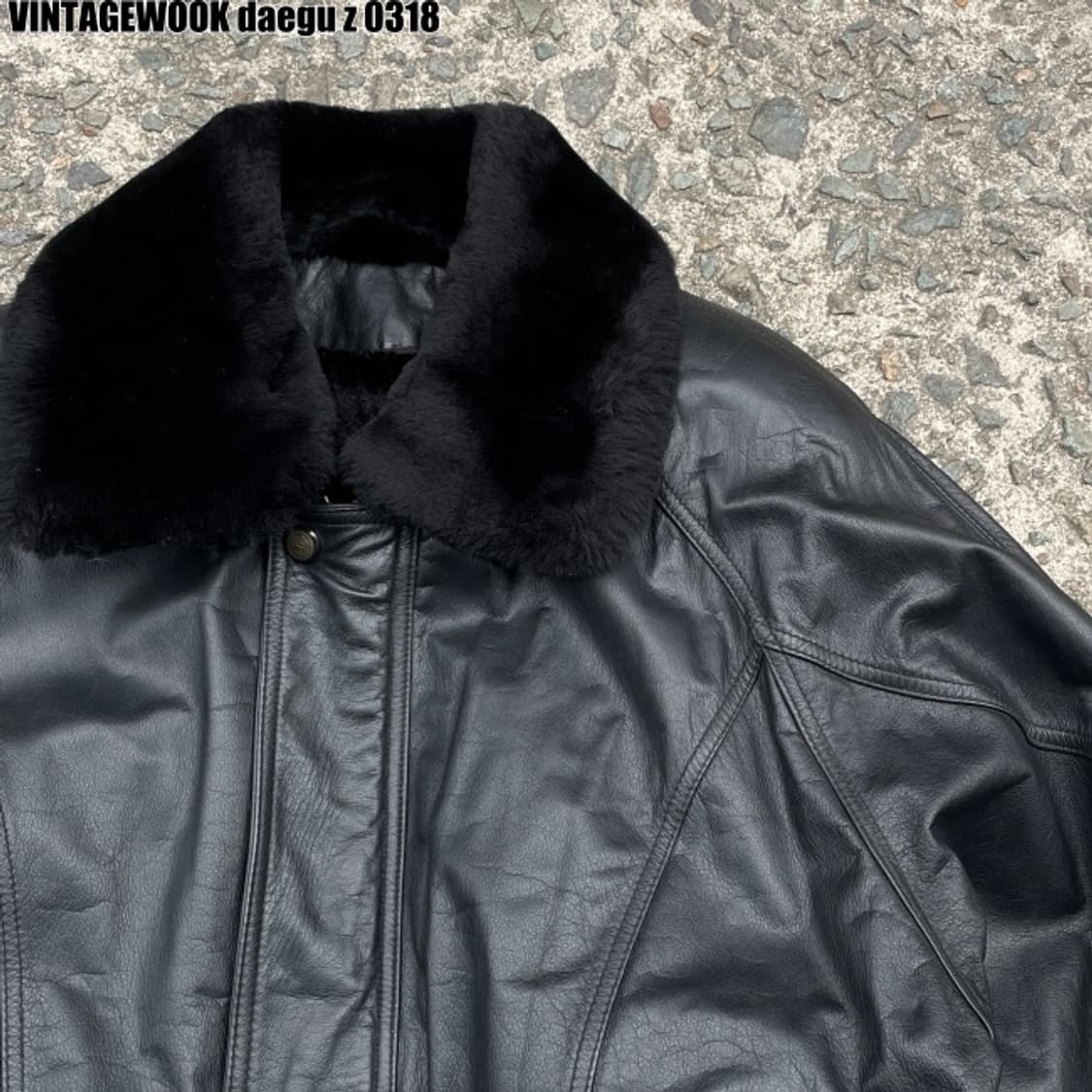 VTG 레더 가죽 봄버자켓 105 상품이미지2