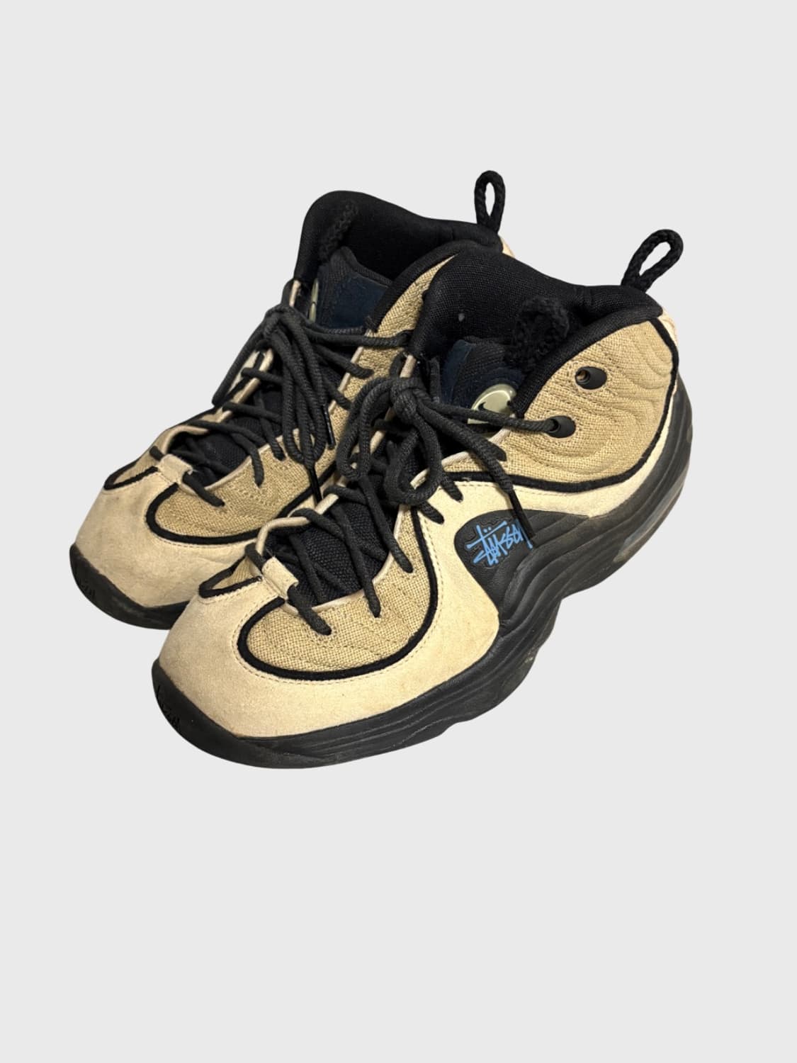 나이키 x 스투시 에어 페니 2 라탄 앤 라임스톤 상품이미지1