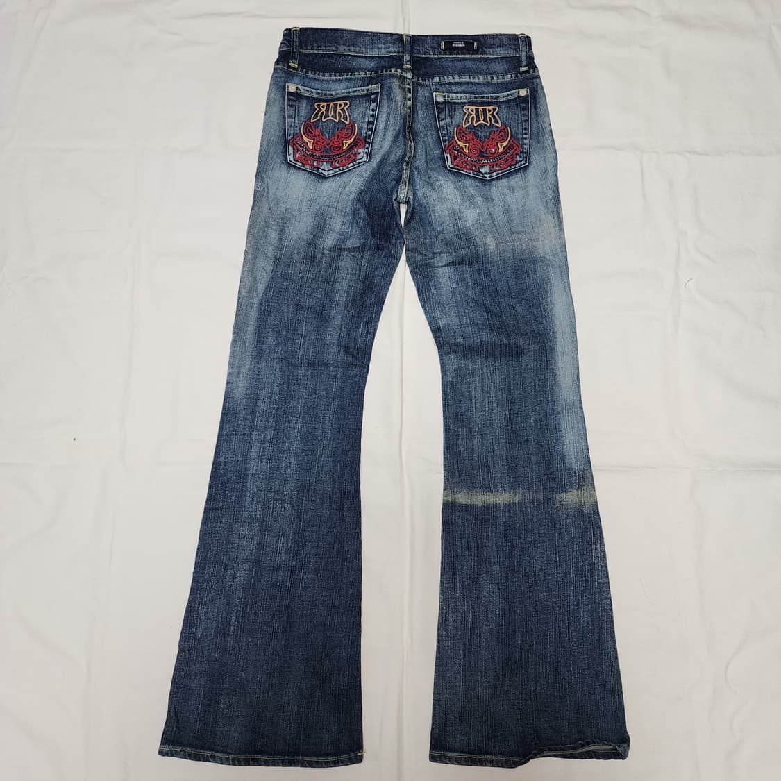 락앤리퍼블릭 오리엔탈 자수 Y2K 부츠컷 팬츠 상품이미지2