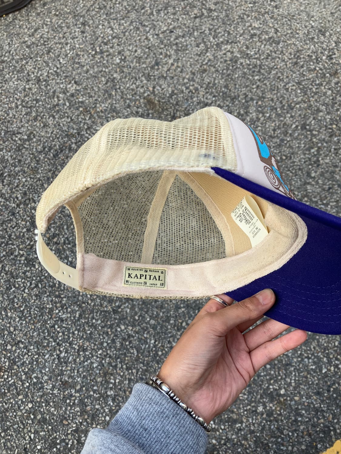 KAPITAL DENIM MEN LOVES CAT  trucker cap 상품이미지4