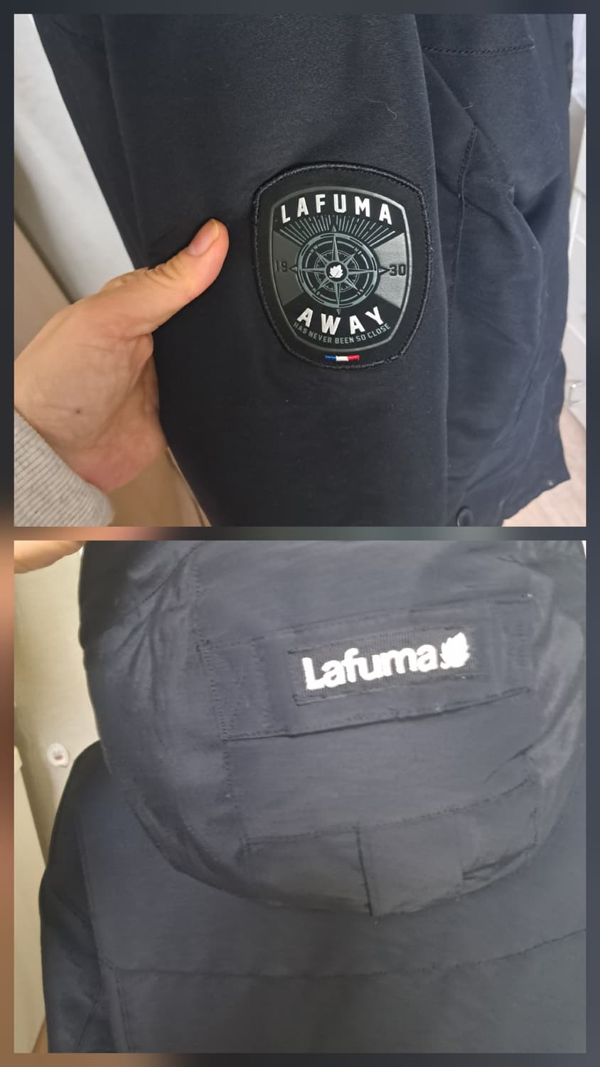 라푸마 남성 롱패딩 덕다운 95 블랙 상품이미지9