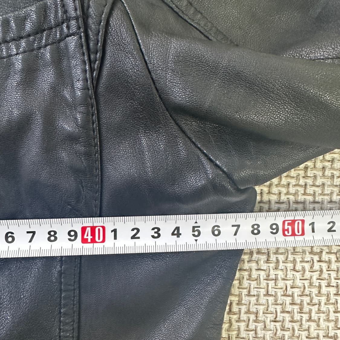 77 실베르꼬쉬 가죽 레더자켓 0414D 상품이미지5