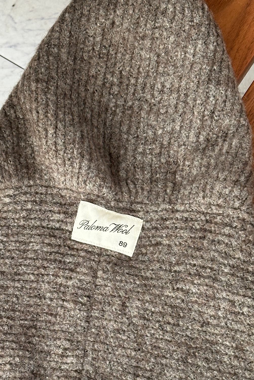 팔로마울 울 바라클라바 스카프 브라운 상품이미지4