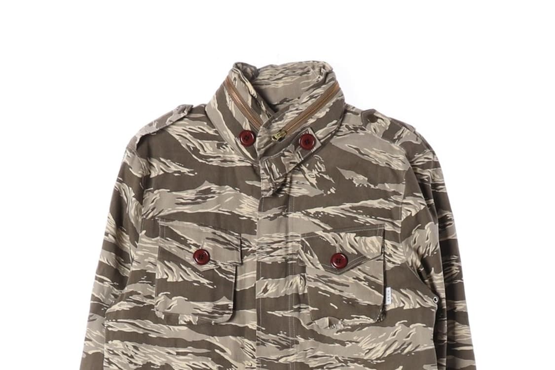 누드본즈 타이거카모 필드 자켓 M 상품이미지3