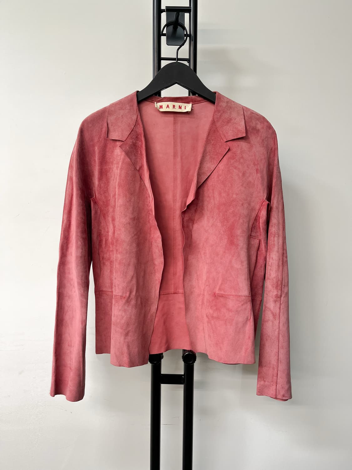 마르니 핑크 스웨이드 레더 자켓 상품이미지1