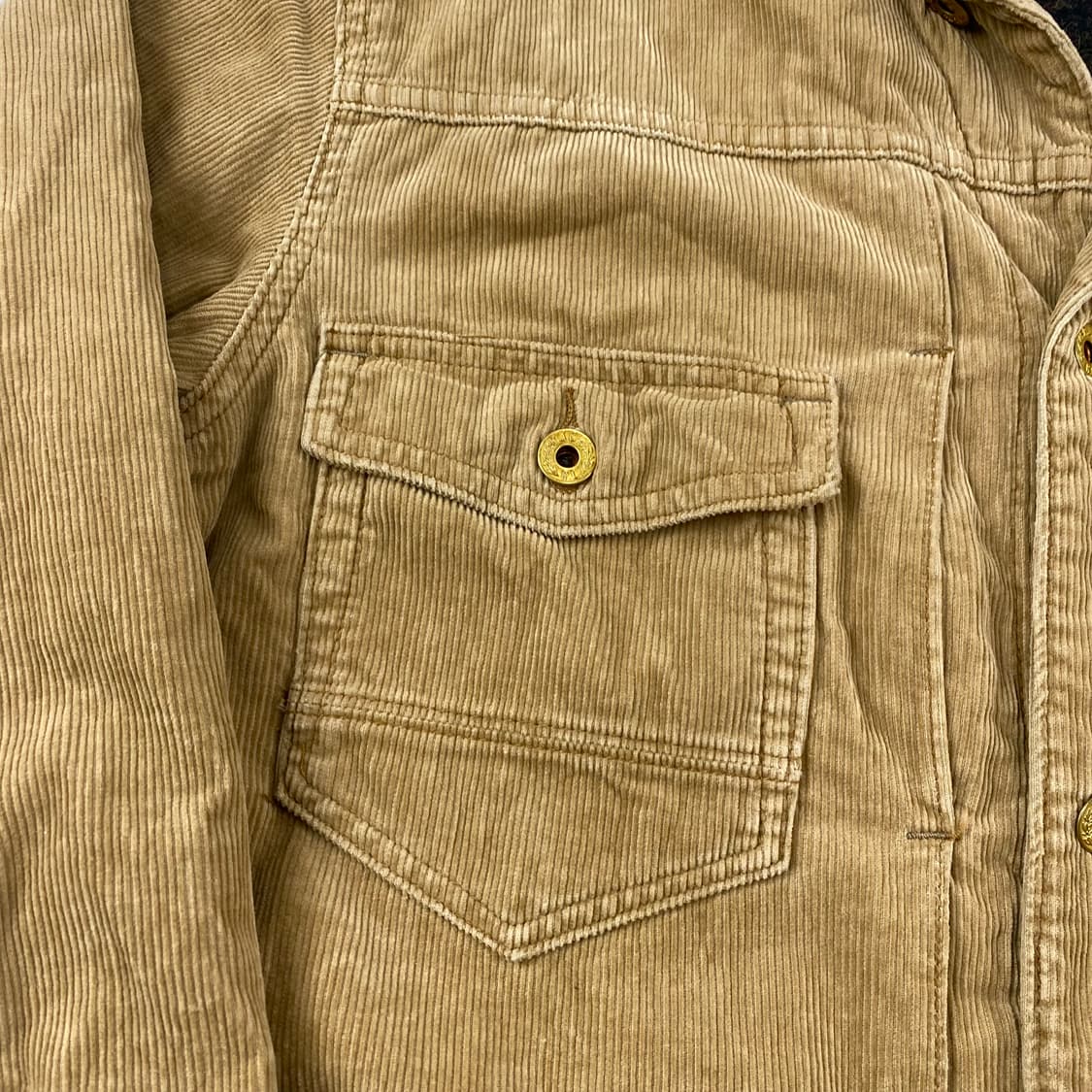 90s 폴로 코듀로이 블랭킷 안감 트러커 자켓 (100) 상품이미지3